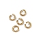 304 Stainless Steel Open Jump Rings, Ion Plating(IP), Golden, 5x1mm, Inner Diameter: 3mm