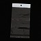 Cellophane Bags, White, 21x12cm, Unilateral Thickness: 0.03mm, Inner Measure: 18x12cm, Hole: 8mm