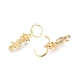 Фурнитура для сережек с подвеской в форме совы из латуни KK-N216-551-3