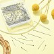 200 шт. 4 стиля 304 нержавеющая сталь шарообразные головки штифты для изготовления ювелирных изделий STAS-YW0001-71-4