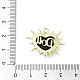 Подвески из сплава  PALLOY-R151-10G-01-3