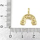 Латунные микро проложить кубического циркония подвески KK-L231-04G-01-3