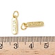Латунные подвески KK-L245-01G-04-3