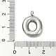 Подвески из нержавеющей стали 304 с защитой от потускнения STAS-U033-02P-O-3