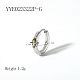 Элегантные серьги-кольца из нержавеющей стали QA3505-6-1