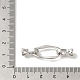 Латунь раз по сравнению с застежками KK-K389-010P-3