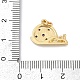 Латунные микро проложить кубического циркония подвески KK-U058-39G-3
