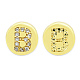 Латунные микропаве из прозрачного кубического циркония KK-T030-LA843-BX3-3