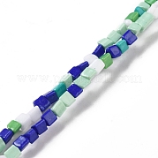 Бусы лэмпворк ручной работы LAMP-F022-01B