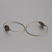 Латуни браслет делает KK-J184-41AB-NF