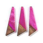 Подвески из смолы и дерева WOOD-F015-15F