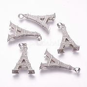 Латунные микро проложить кубического циркония подвески ZIRC-F054-37P