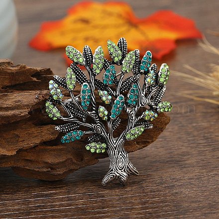 Булавка со стразами TREE-PW0001-83B-02-1