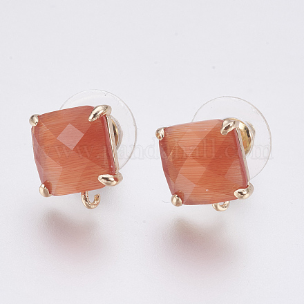 Серьги из граненого стекла GLAA-F084-C01-1