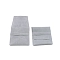 Velvet Envelope Pouches for Jewelry, Square, Gainsboro, 9x9cm