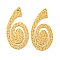 Ion Plating(IP) 304 Stainless Steel Pendants, Number 6 Charm, Real 18K Gold Plated, 29x14x1mm, Hole: 0.7mm