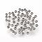 Tarnish Resistant 304 Stainless Steel Spacer Beads, Rondelle, Stainless Steel Color, 1.5x0.8mm, Hole: 0.8mm