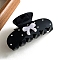 Cellulose Acetate Claw Hair Clips, with Bowknot, Hair Accessories for Women & Girls, Black, 104x54x54mm