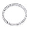 5M 2-Ply Anodized Aluminum Wire, Twisted Round, Bendable Metal Craft Wire, Flexible Craft Wire, for Beading Jewelry Craft Making, Silver, 3~4mm, about 16.40 Feet(5m)/Roll