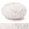 Wool Fibre Yarn, for Sweater Hat Socks Baby Blankets, Light Salmon, 3mm