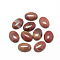 Natural Red Jasper Cabochons, Oval, 18x13x5mm