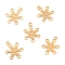 Ion Plating(IP) 201 Stainless Steel Pendants, Snowflake, Golden, 23x17.5x1mm, Hole: 2mm