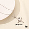 Vintage Stainless Steel Star Pendant Necklaces, Elegant DIY Jewelry Accessory, Stainless Steel Color, 15.75 inch(40cm)