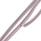 5M Elastic Cord, Round, for Garment Accessories, Thistle, 2.5mm, about 5.47 Yards(5m)/Bundle