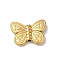 Ion Plating(IP) 304 Stainless Steel Beads, Butterfly, Golden, 12x17x3.5mm, Hole: 1.6mm