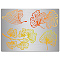 Stainless Steel Metal Cutting Dies Stencils, for DIY Scrapbooking/Photo Album, Decorative Embossing, Matte Stainless Steel Color, Leaf, 190x140mm