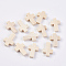 Wood Pendants, Cross, BurlyWood, 22x15x4.2mm, Hole: 2mm
