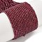Natural Garnet Beads Strands, Grade A, Faceted, Round, 2mm, Hole: 0.5mm, about 190pcs/strand, 14.96''(38cm)