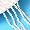 Natural Cultured Freshwater Pearl Beads Strands, Grade 2A+, Potato, PeachPuff, 3~4mm, Hole: 0.7mm, about 97~99pcs/strand, 13.31''~13.78''(33.8~35cm)