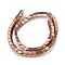 Electroplated Non-magnetic Synthetic Hematite Beads Strands, Polish, Arrow, Copper Plated, 8x8.5x4mm, Hole: 1mm, about 59pcs/strand, 15.74 inch(40cm)