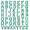 GORGECRAFT 52PCS 2 Inch Iron on Alphabet Patches Letter Patch Sticker Seif Adhesive Letter Patches Green Alphabet A to Z Letter Embroidered Applique Repair Patches for Clothing Bags Shoes Hats Jeans