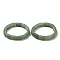 Natural Green Aventurine Bead Stretch Bracelets for Women Men, Bamboo, Inner Diameter: 2-3/8 inch(6.15cm), Bead: 10.5~11x16.5~17.5x6.5~7mm