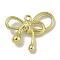 Alloy Pendants, Cadmium Free & Nickel Free & Lead Free, Bowknot, Golden, 18x21x4.5mm, Hole: 1.4mm