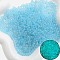 Luminous Transparent Glass Beads, No Hole Beads, Round, Light Sky Blue, 2~2.5mm
