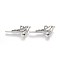 Tibetan Style Zinc Alloy Pendants, Bird, Antique Silver, 25.5x11.8x5.3mm, Hole: 1.5mm