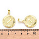 Латунные подвески KK-T070-01G-02-3