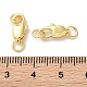 Стойки обшивки латунь когтя омара застежками KK-F090-24G-02-3