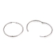 Серьги-кольца Huggie Hoop из нержавеющей стали 201 EJEW-O095-02I-2