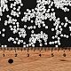 Непрозрачные цветные стеклянные бусины SEED-S042-09B-03-4