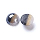 Непрозрачные стеклянные кабошоны GGLA-S038-10B-4mm-3