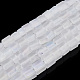 Прозрачные матовые стеклянные бусины GLAA-N047-08-B10-1