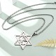Ханука 201 подвеска из нержавеющей стали Звезда Давида NJEW-Z058-02P-1