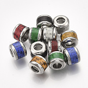 Европейские бусины из нержавеющей стали 304 STAS-S079-99-P