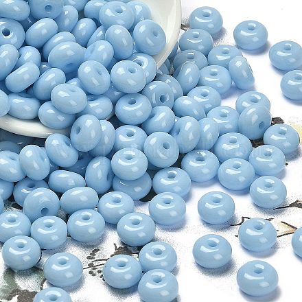 Непрозрачные цветные стеклянные бусины SEED-C001-03B-04-1
