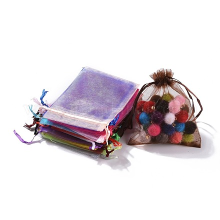 Сумочки из органзы  OP-ZX001-9x12cm-M-1