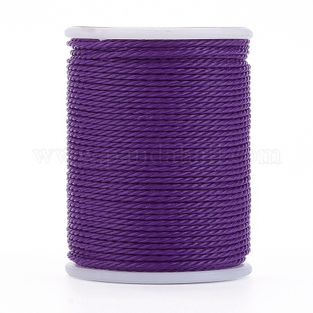 Круглый вощеный полиэфирный шнур X-YC-G006-01-1.0mm-13-1